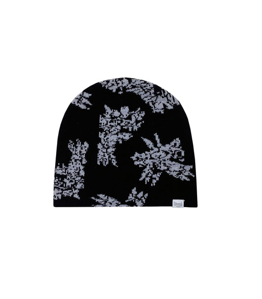 Samor Jacquard Beanie Black