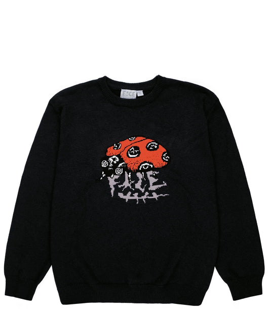 Samor Bug Knitted Sweater Black