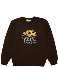 Samor Bug Knitted Sweater Brown