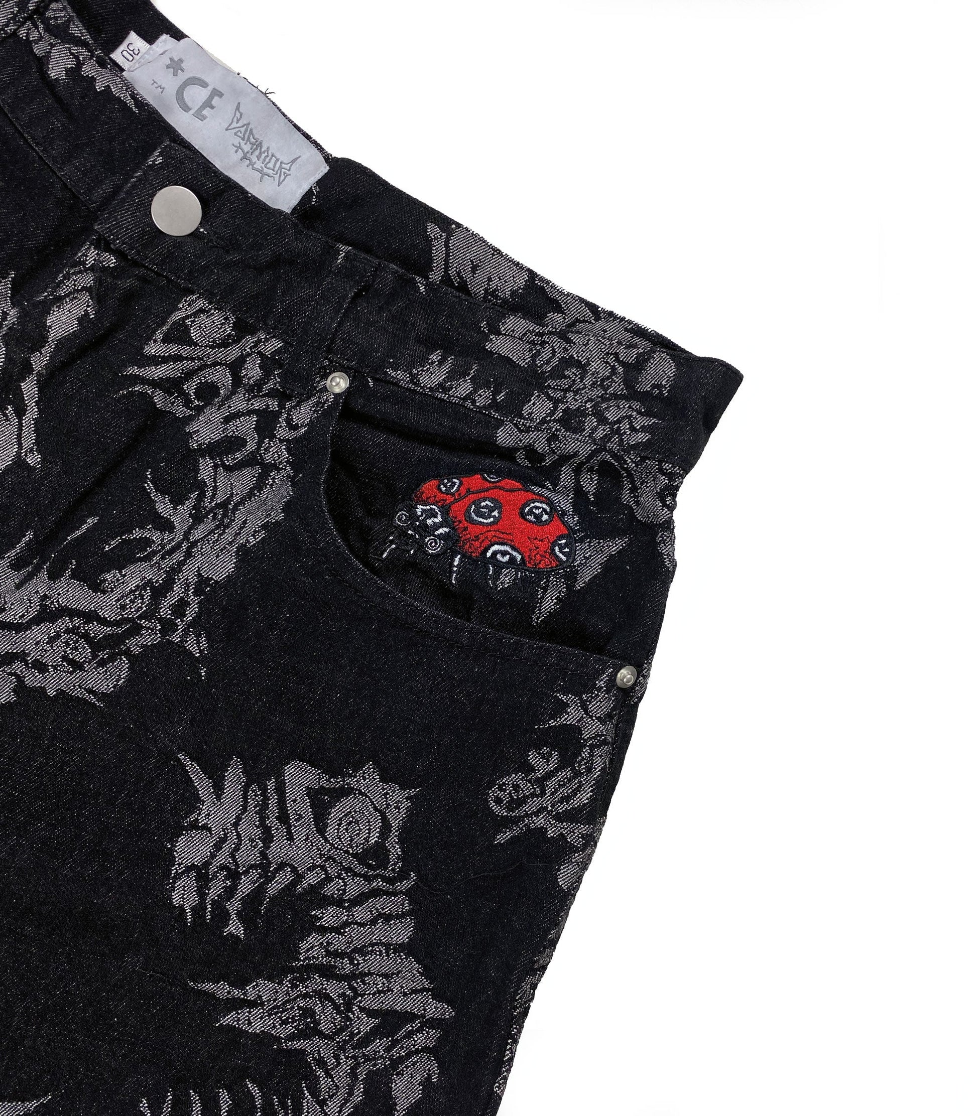 Samor Jacquard Pants Black