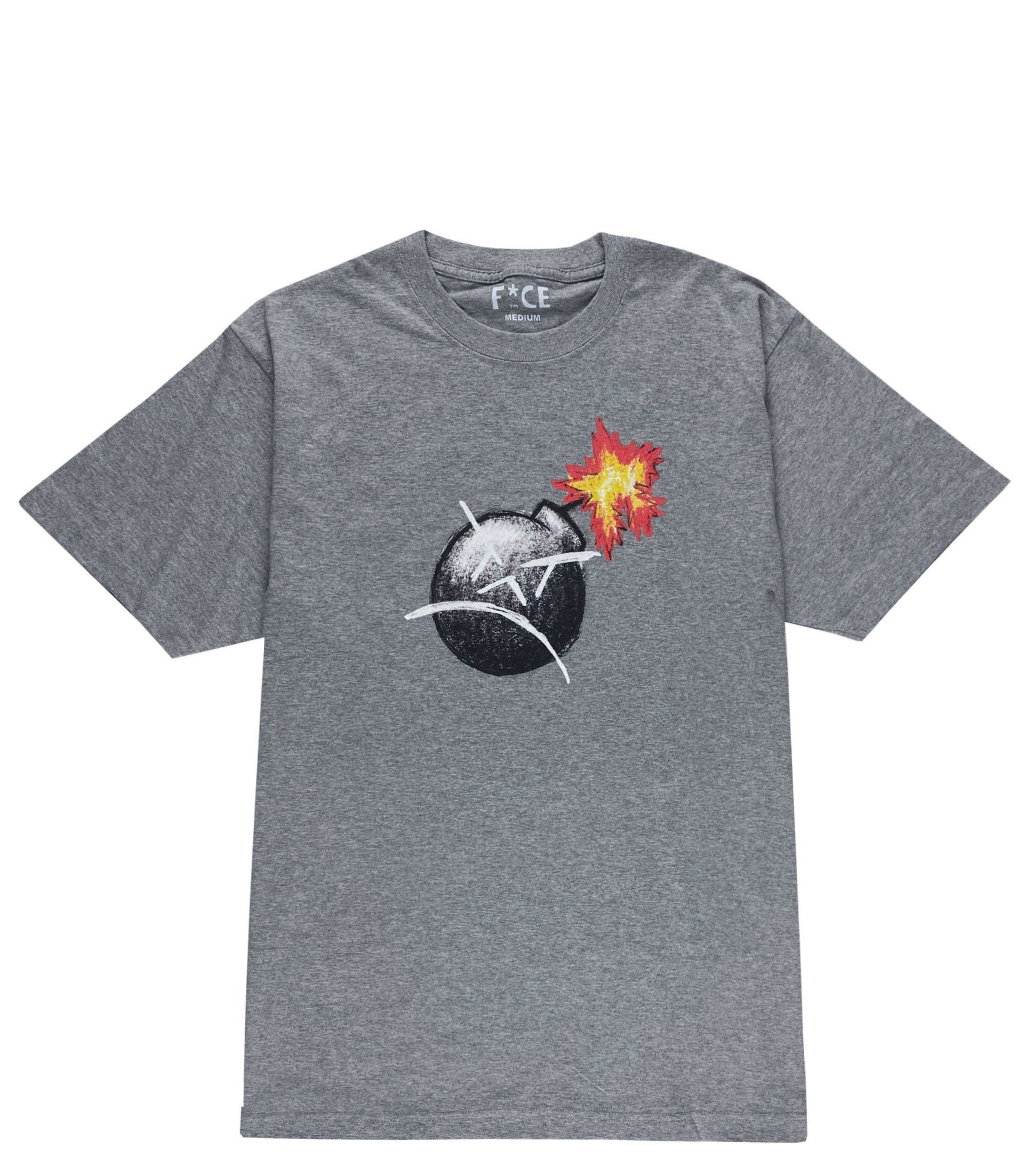 Bomb Tee Ash Grey